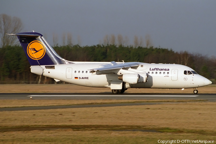 Lufthansa Regional (CityLine) BAe Systems BAe-146-RJ85 (D-AVRE) | Photo 177854