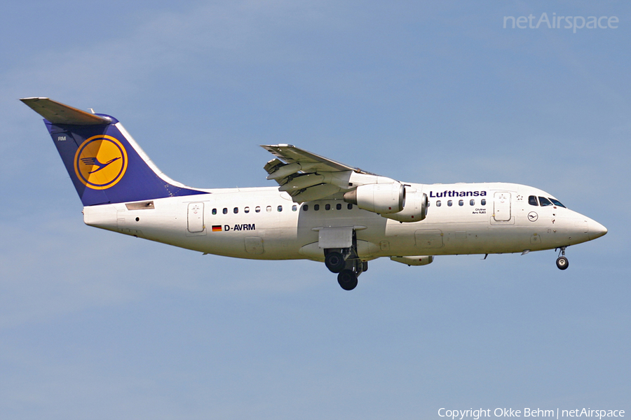 Lufthansa Regional (CityLine) BAe Systems BAe-146-RJ85 (D-AVRM) | Photo 49948