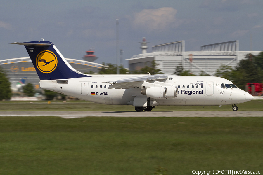 Lufthansa Regional (CityLine) BAe Systems BAe-146-RJ85 (D-AVRN) | Photo 291131