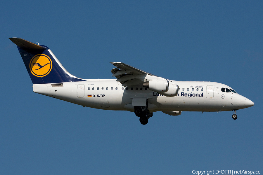 Lufthansa Regional (CityLine) BAe Systems BAe-146-RJ85 (D-AVRP) | Photo 269737