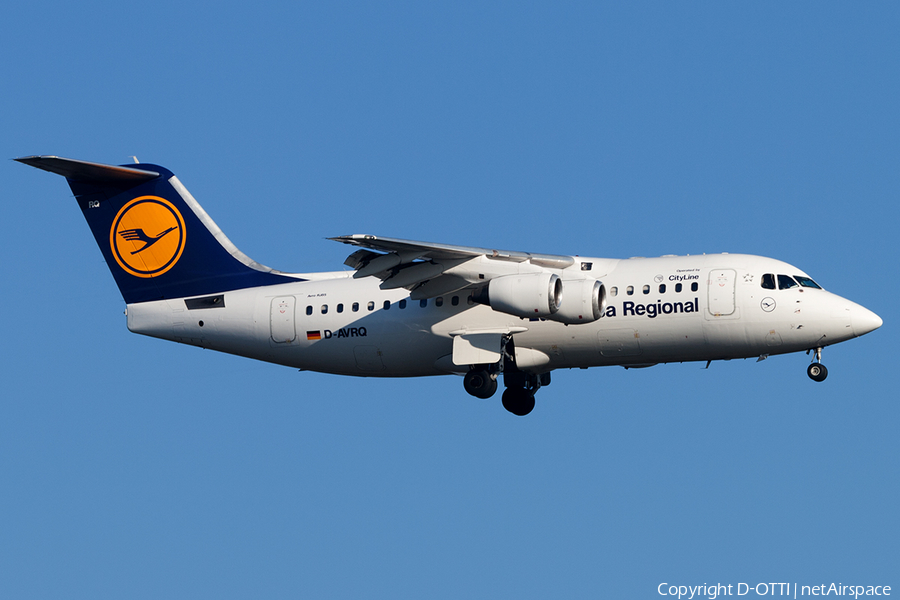 Lufthansa Regional (CityLine) BAe Systems BAe-146-RJ85 (D-AVRQ) | Photo 197504