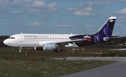 Wataniya Airways Airbus A320-214 (D-AVVA) at  Hamburg - Finkenwerder, Germany