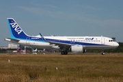 All Nippon Airways - ANA Airbus A320-271N (D-AVVD) at  Hamburg - Finkenwerder, Germany