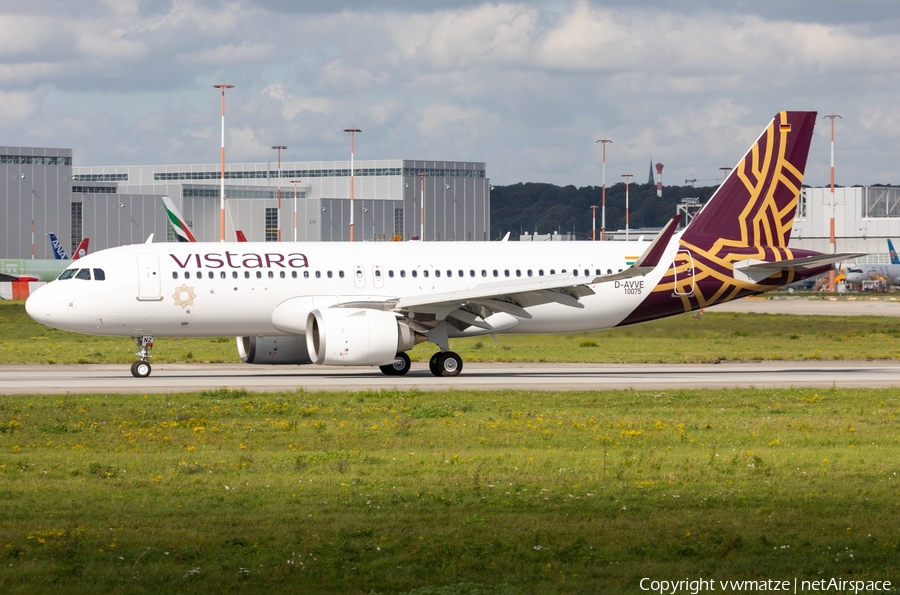 Vistara Airbus A320-251N (D-AVVE) | Photo 403651