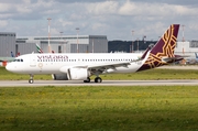 Vistara Airbus A320-251N (D-AVVE) at  Hamburg - Finkenwerder, Germany