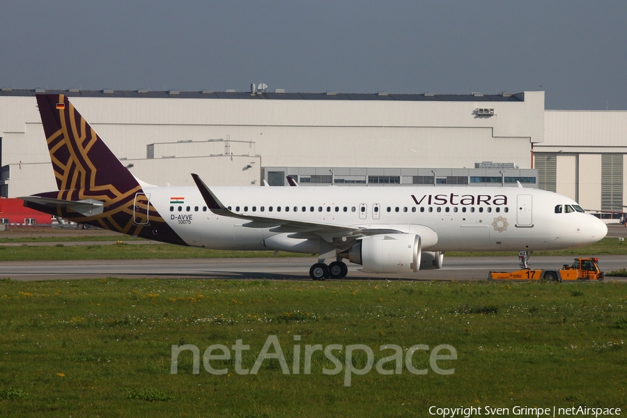 Vistara Airbus A320-251N (D-AVVE) | Photo 404537