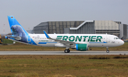 Frontier Airlines Airbus A320-214 (D-AVVF) at  Hamburg - Finkenwerder, Germany