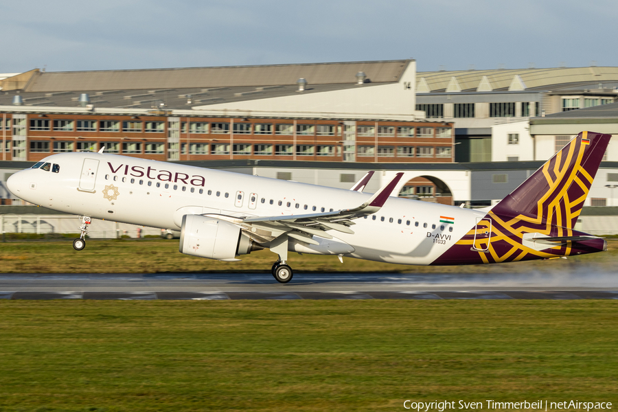 Vistara Airbus A320-251N (D-AVVI) | Photo 541617