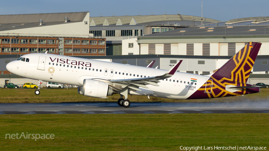 Vistara Airbus A320-251N (D-AVVI) | Photo 541648
