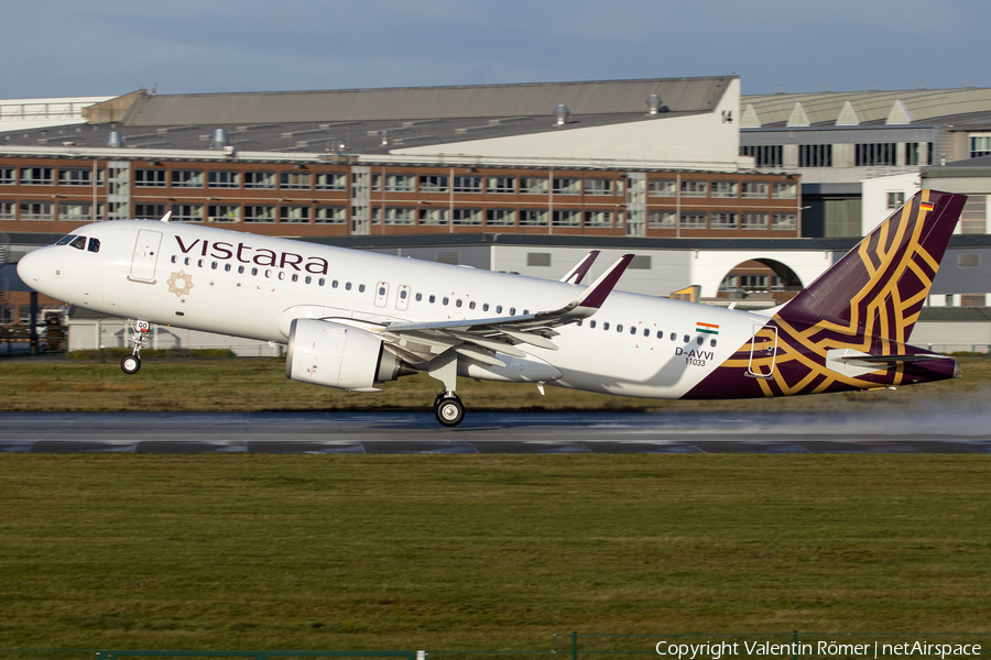 Vistara Airbus A320-251N (D-AVVI) | Photo 541753