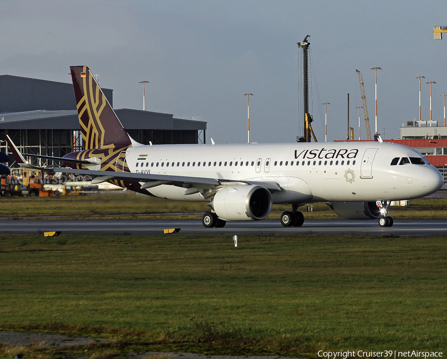 Vistara Airbus A320-251N (D-AVVI) | Photo 580183