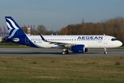 Aegean Airlines Airbus A320-271N (D-AVVK) at  Hamburg - Finkenwerder, Germany