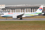 China Eastern Airlines Airbus A320-214 (D-AVVK) at  Hamburg - Finkenwerder, Germany