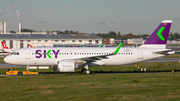 Sky Airline Airbus A320-251N (D-AVVK) at  Hamburg - Finkenwerder, Germany
