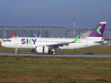 Sky Airline Airbus A320-251N (D-AVVK) at  Hamburg - Finkenwerder, Germany