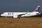 Sky Airline Airbus A320-251N (D-AVVL) at  Hamburg - Finkenwerder, Germany