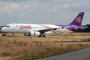 Thai Smile Airbus A320-232 (D-AVVM) at  Hamburg - Finkenwerder, Germany