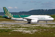 SaudiGulf Airlines Airbus A320-232 (D-AVVN) at  Hamburg - Finkenwerder, Germany