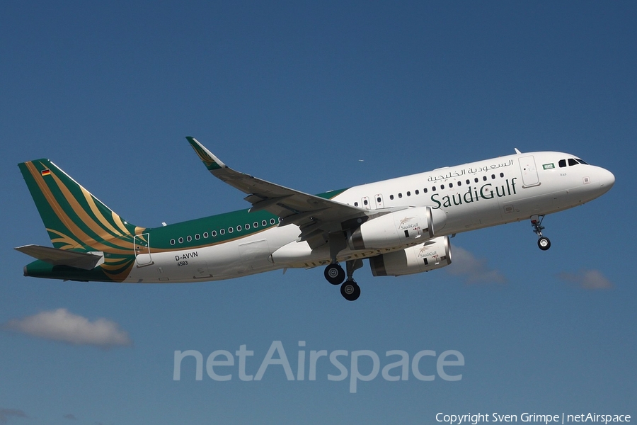 SaudiGulf Airlines Airbus A320-232 (D-AVVN) | Photo 78363