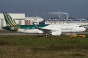 SaudiGulf Airlines Airbus A320-232 (D-AVVN) at  Hamburg - Finkenwerder, Germany