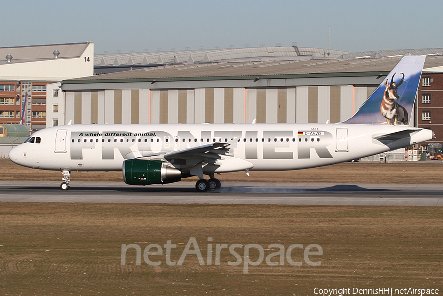 Frontier Airlines Airbus A320-214 (D-AVVO) | Photo 398556