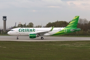 Saudi Arabian Airlines Airbus A320-214 (D-AVVP) at  Hamburg - Finkenwerder, Germany