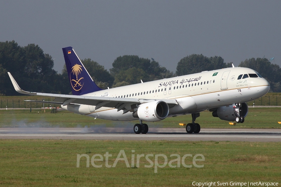 Saudi Arabian Airlines Airbus A320-214 (D-AVVR) | Photo 282226