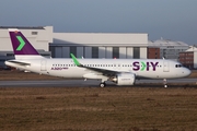 Sky Airline Airbus A320-251N (D-AVVS) at  Hamburg - Finkenwerder, Germany