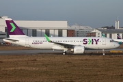 Sky Airline Airbus A320-251N (D-AVVS) at  Hamburg - Finkenwerder, Germany