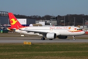 Tianjin Airlines Airbus A320-271N (D-AVVS) at  Hamburg - Finkenwerder, Germany