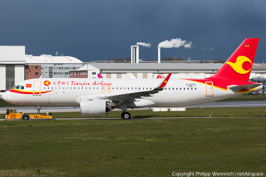 Tianjin Airlines Airbus A320-271N (D-AVVS) | Photo 158041