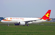 Tianjin Airlines Airbus A320-271N (D-AVVS) at  Hamburg - Finkenwerder, Germany