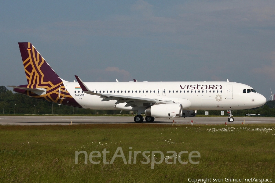 Vistara Airbus A320-232 (D-AVVS) | Photo 110282