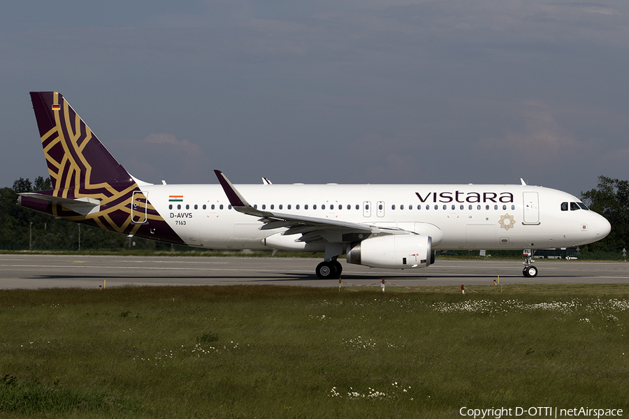 Vistara Airbus A320-232 (D-AVVS) | Photo 568944