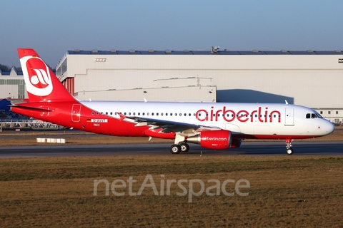 Air Berlin Airbus A320-214 (D-AVVT) at  Hamburg - Finkenwerder, Germany