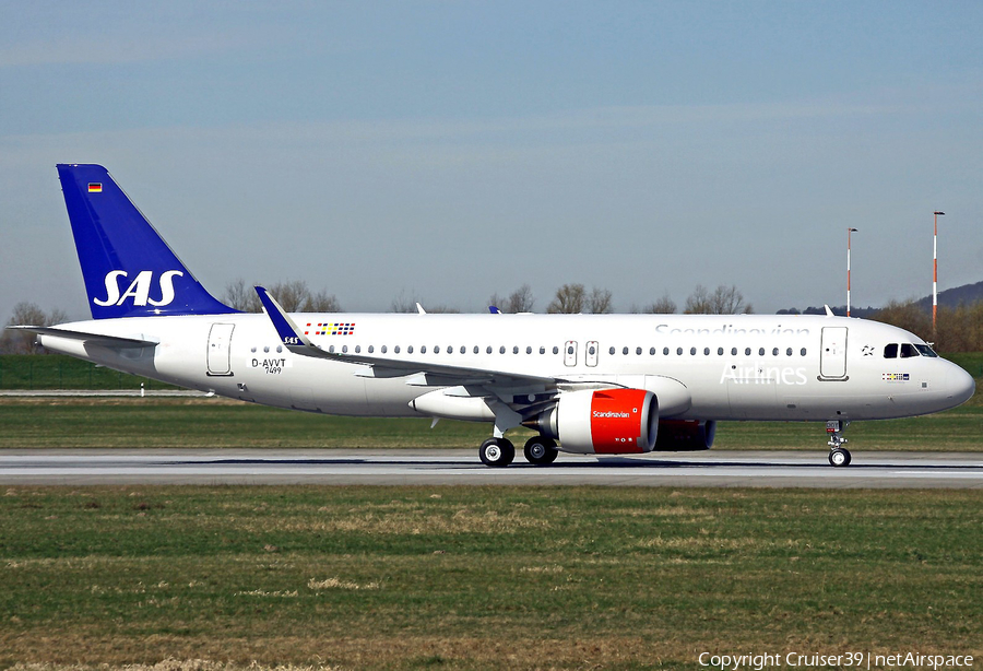 SAS - Scandinavian Airlines Airbus A320-251N (D-AVVT) | Photo 205766