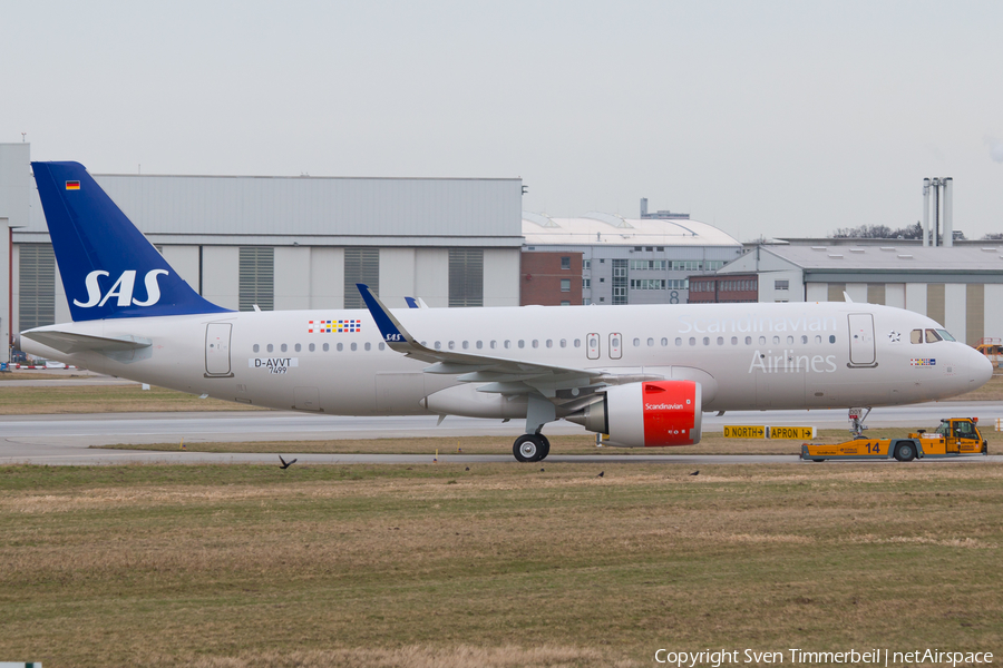SAS - Scandinavian Airlines Airbus A320-251N (D-AVVT) | Photo 148835