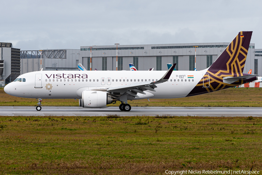 Vistara Airbus A320-251N (D-AVVT) | Photo 361945