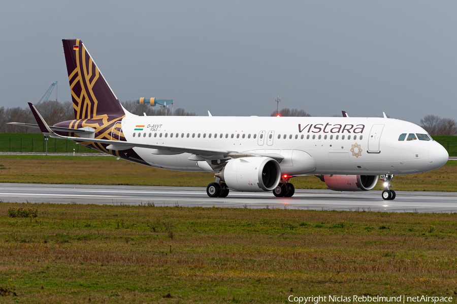 Vistara Airbus A320-251N (D-AVVT) | Photo 361946