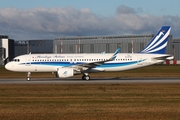 Himalaya Airlines Airbus A320-214 (D-AVVU) at  Hamburg - Finkenwerder, Germany