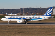 Himalaya Airlines Airbus A320-214 (D-AVVU) at  Hamburg - Finkenwerder, Germany