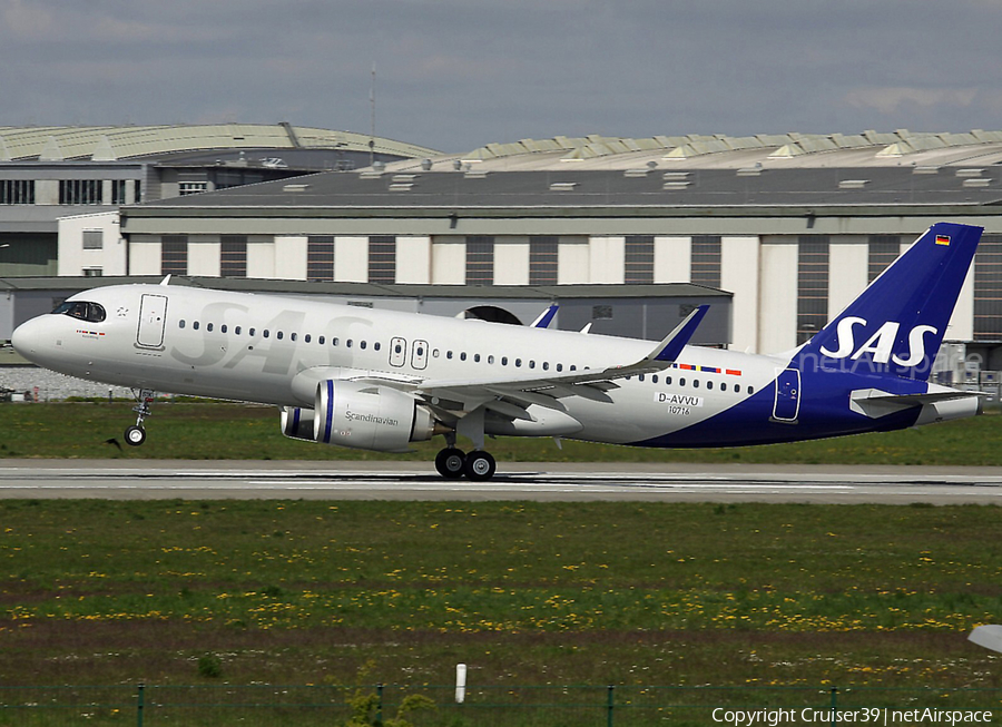 SAS - Scandinavian Airlines Airbus A320-251N (D-AVVU) | Photo 519130