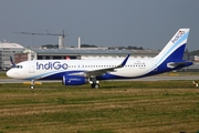 IndiGo Airbus A320-232 (D-AVVV) at  Hamburg - Finkenwerder, Germany