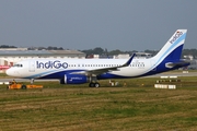 IndiGo Airbus A320-232 (D-AVVW) at  Hamburg - Finkenwerder, Germany