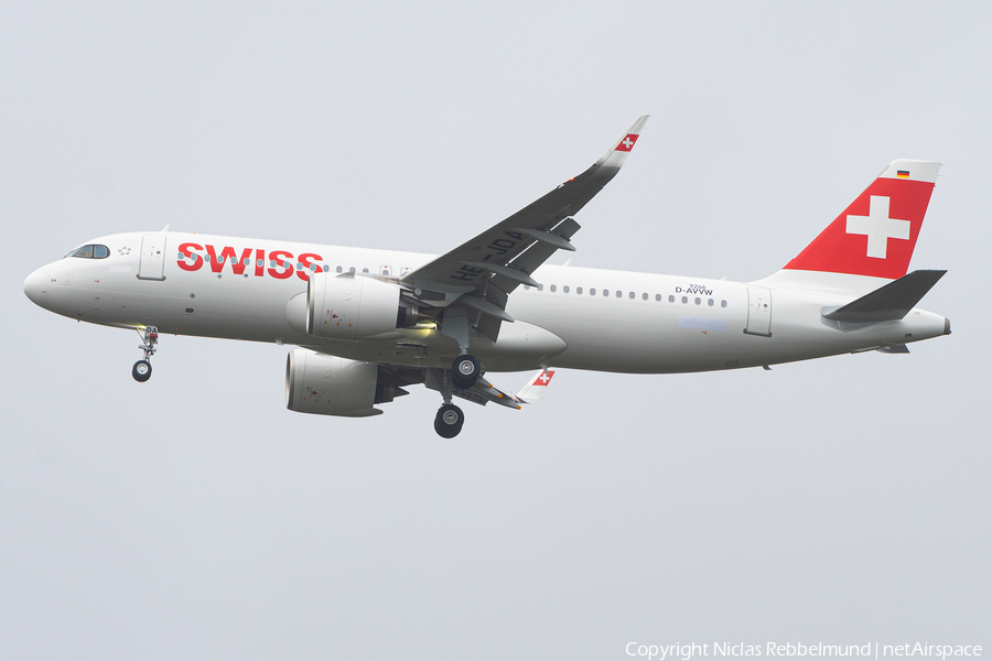 Swiss International Airlines Airbus A320-271N (D-AVVW) | Photo 371335