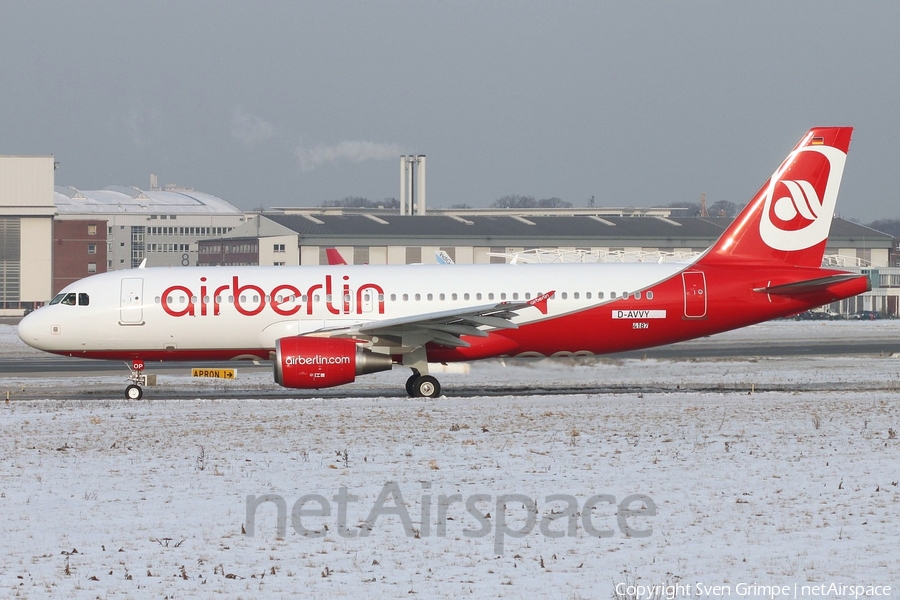 Air Berlin (Belair) Airbus A320-214 (D-AVVY) | Photo 19535