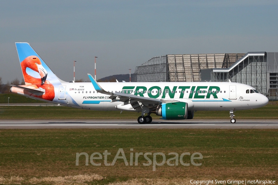 Frontier Airlines Airbus A320-251N (D-AVVY) | Photo 151827