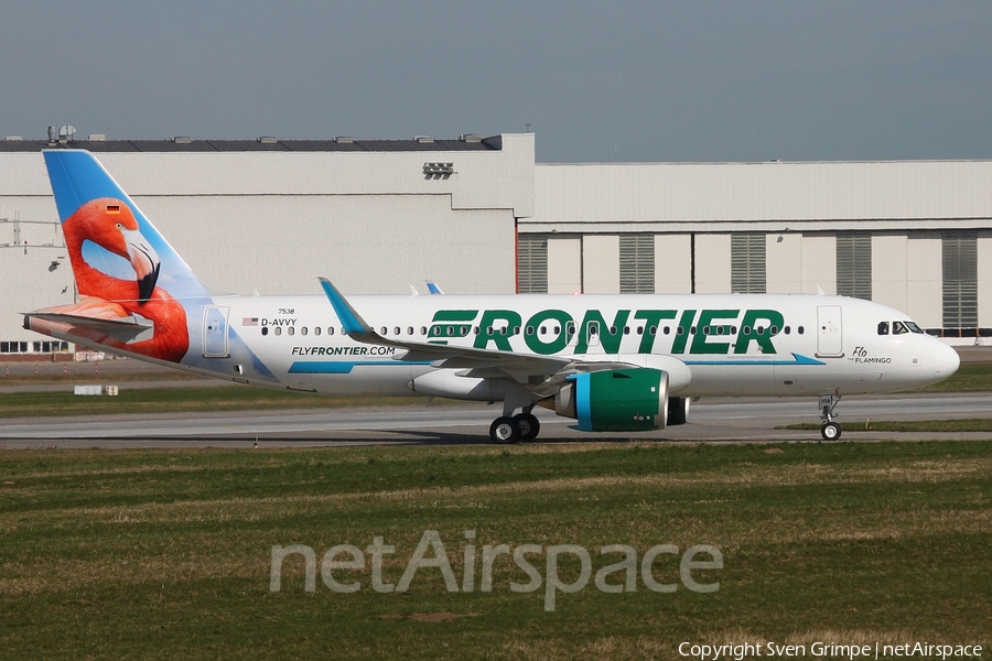 Frontier Airlines Airbus A320-251N (D-AVVY) | Photo 164194