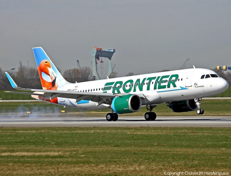 Frontier Airlines Airbus A320-251N (D-AVVY) | Photo 205763