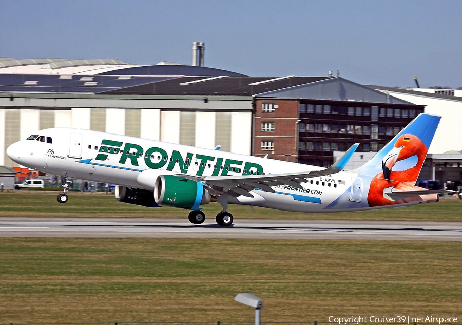 Frontier Airlines Airbus A320-251N (D-AVVY) | Photo 205765